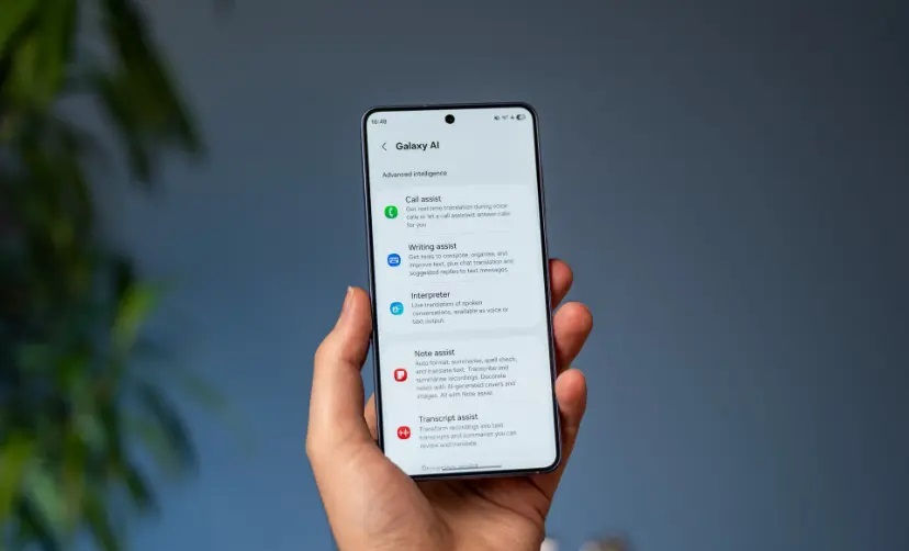 نشانگر آبی بالای نمایشگر گوشی‌های سامسونگ در آپدیت One UI 9 چیست؟