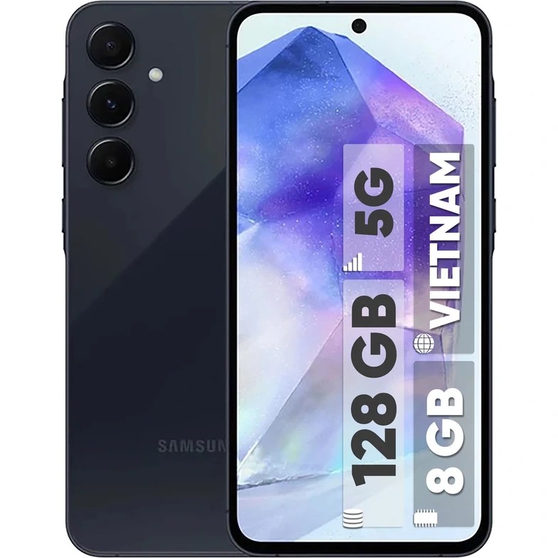 گوشی موبایل استوک سامسونگ مدل Galaxy A55 دو سیم کارت ظرفیت128 گیگابایت و رم 8 گیگابایت - ویتنام