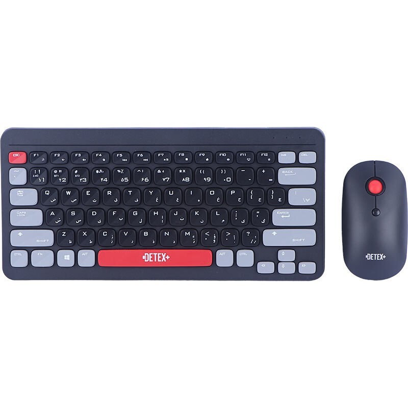 کیبورد و ماوس بی سیم +DETEX مدل DK704
