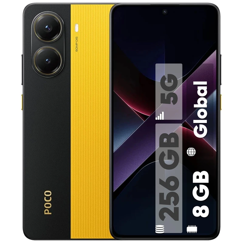گوشی موبایل استوک شیائومی مدل Poco X7 Pro دو سیم کارت ظرفیت 256 گیگابایت و رم 8 گیگابایت - گلوبال