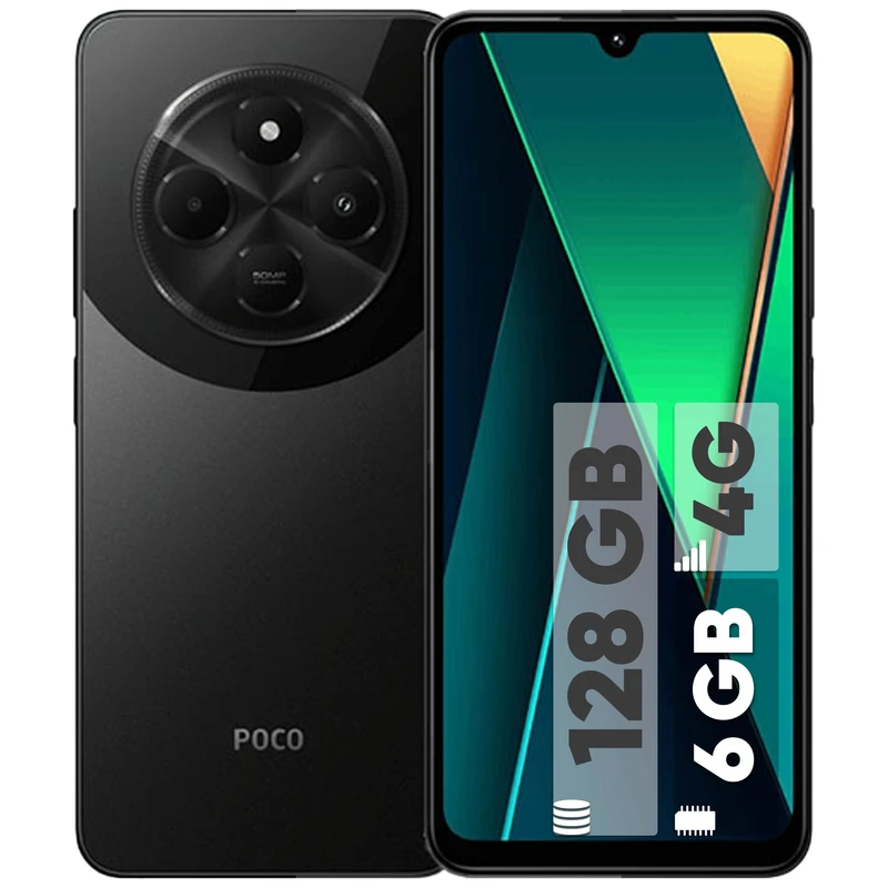 گوشی موبایل شیائومی استوک مدل Poco C75 دو سیم کارت ظرفیت 256 گیگابایت و رم 8 گیگابایت