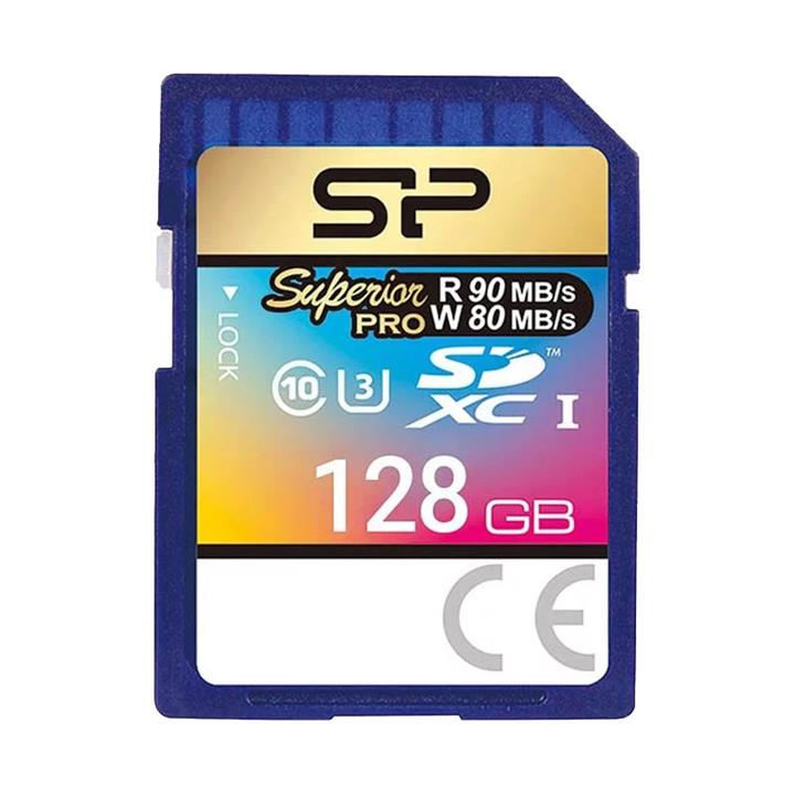 Silicon Power U3 Superior PRO SDXC 90MB/S-128GB مخصوص دوربین