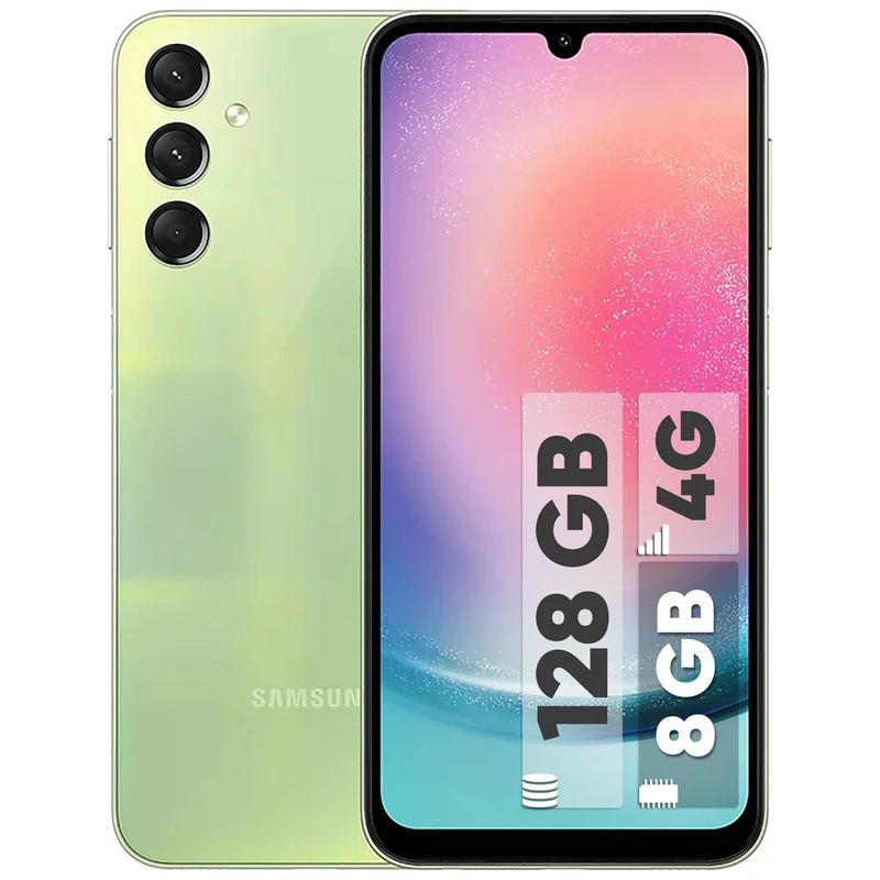گوشی موبایل استوک samsung a24 با حافظه 128 گیگابایت و رم 8 گیگابایت