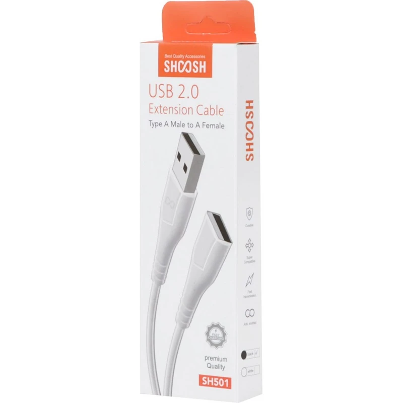 کابل افزایش طول 50 سانتی Shoosh USB2.0 مدل SH501
