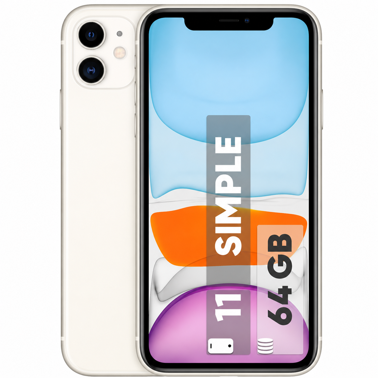 گوشی موبایل استوک اپل مدل iPhone 11 تک سیم‌ کارت ظرفیت 64 گیگابایت و رم 4 گیگابایت