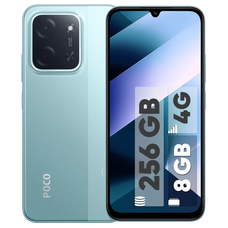 گوشی موبایل استوک شیائومی مدل Poco C85 4G دو سیم کارت ظرفیت 256 گیگابایت و رم 8 گیگابایت
