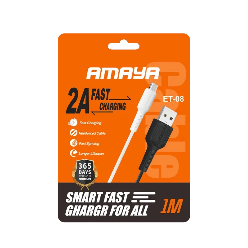 کابل شارژ آمایا amaya et09 گارانتی شرکتی