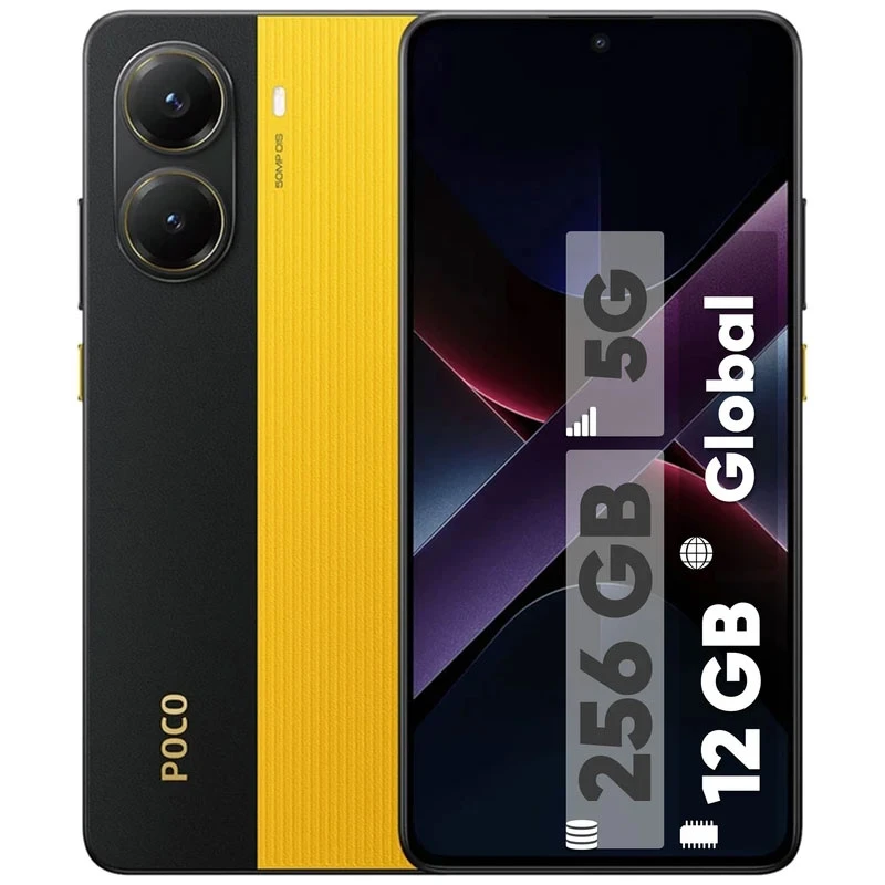 گوشی موبایل استوک شیائومی مدل Poco X7 Pro دو سیم کارت ظرفیت 256 گیگابایت و رم 12گیگابایت - گلوبال