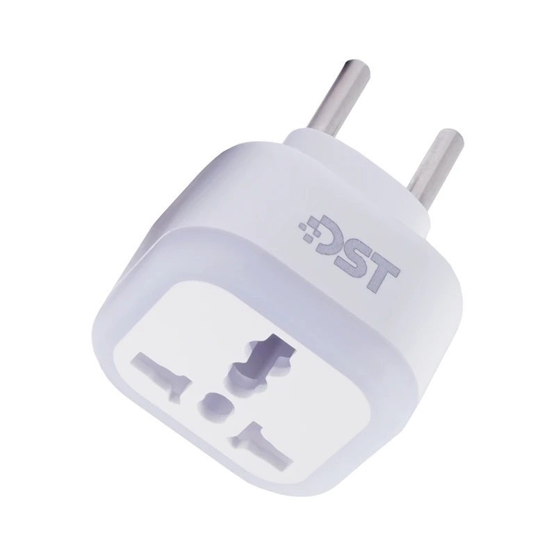 تبدیل برق 3 به 2 DST مدل D01-L با led (مادام العمر شرکتی)DST